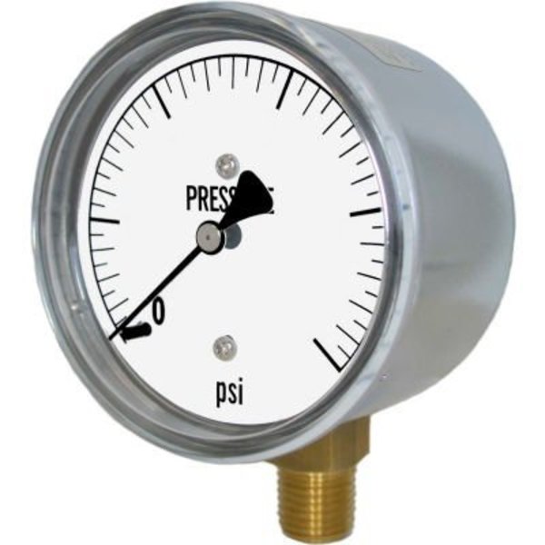 Engineered Specialty Products, Inc PIC Gauges 2.5" Low Pressure Gauge, 1/4" NPT, 0/5 PSI, Dry Non-Fillable, Lower Mount, LP1-254-5PSI LP1-254-5PSI